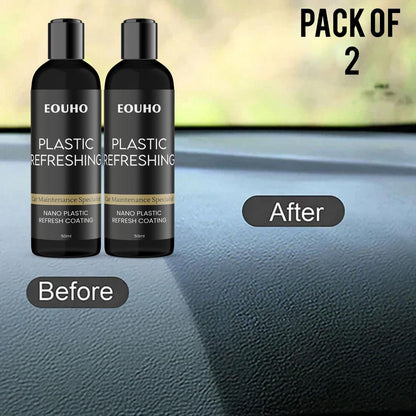Plastic Restoring Coating Agent (Pack of 2) – 100% Safe & No Damage
